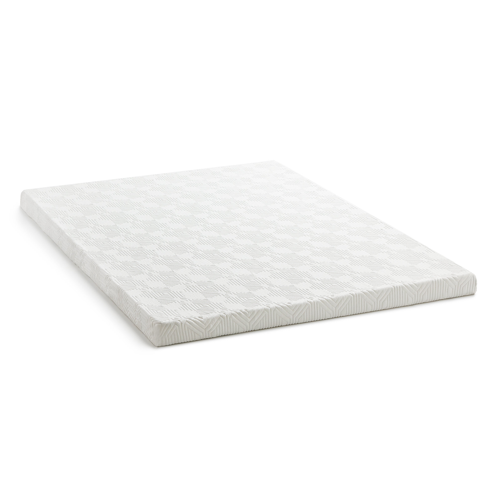 Lucid Comfort Collection 3" Gel Memory Foam Mattress Topper with Cover